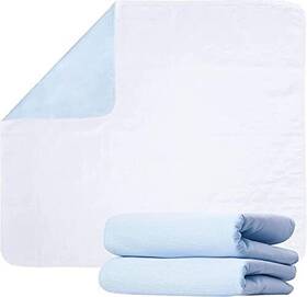 Green Lifestyle 672288001095 Washable Underpads - Large Bed Pads For 2 Pack 48x48 Blue