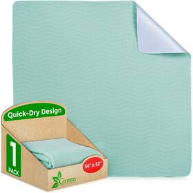 Green Lifestyle 672288001590 Washable Underpads - Heavy Absorbency Reusable Bedwetting