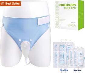 Grleayie 313092622624 Wearable Urinal For Men Protable Male Urine Collection Bag Reusable Silicone Uri