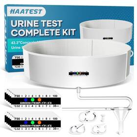 Haatest 718866614209 Urine Test Complete Kit 43.3 Inch Concealed Belt With 15oz Large C