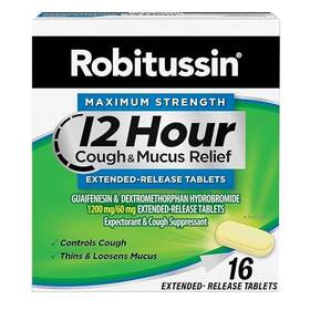 F00031876516 Haleon Us Services Inc. Robitussin Maximum Strength 12 Hour Cough And Mucus Relief Expectorant