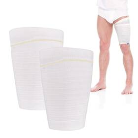 Hansilk 753610271208 Catheter Leg Bag Holder 2 Count Fabric Sleeves Urine