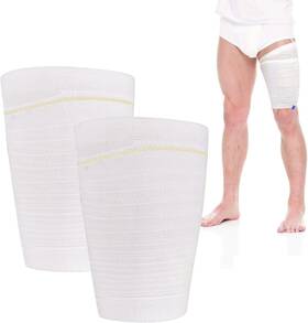 B07cqrxkqf Hansilk Catheter Leg Bag Holder 2 Count Fabric Sleeves Urine