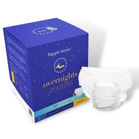 Happie Moon 860010451625 Overnight Period Underwear 100% Cotton Covered Disposable For Twe