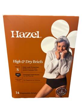 Hazel 850029207153 High And Dry Briefs - Size Small 0-6 14 Count New