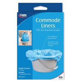 2360103709 Health Brands Commode Liners 7 Count