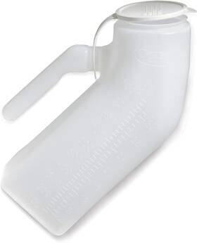 Fgp70700 Health Brands Portable Urinal For Men - Male And Travel John Plastic