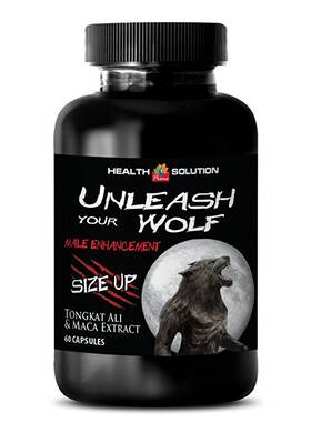 Health Solution 601133640851 Panax Ginseng Extract - Unleash Your Wolf Maca Powder 1 Bottle