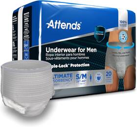Healthcare Products 445013075035 Discreet Underwear Mens