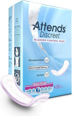 Healthcare Products 705353508714 Discreet Bladder Control Pads Maximum Absorbency Liner Adpmax