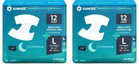 Healthcare Zhejiang Co. Ltd. 313111017004 Trustplus Overnight Adult Diapers With Tabs Unisex Disposable Incontinence Brie