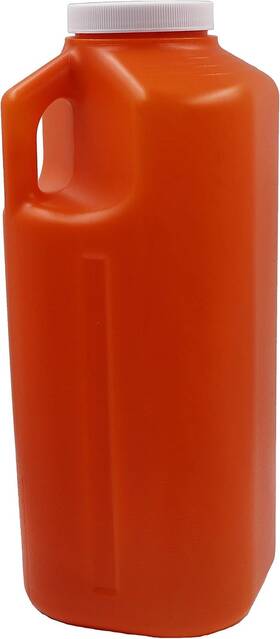 Hs9586 Healthstar 24 Hour Urine Collector Specimen Container 3000 Milliliters - Amber Color