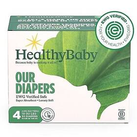 87850763 Healthybaby Healthy Baby Disposable Diapers - Size 4 50ct