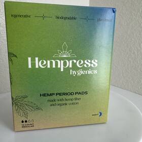 Hempress Hygienics 900095036456 Hemp Night Pads 12 Count By