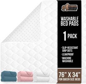 Hills Point Industries Llc 811113032389 Washable Underpads Waterproof Reusable Heavy Absorbency Incontinence Bed Pads