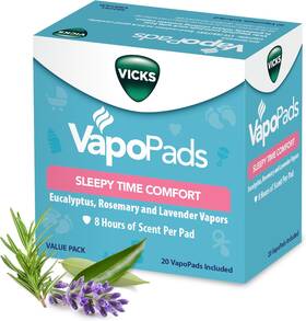 Vbr5am Hocr7 Vicks Vapopads Sleepy Time Comfort - Vapor Pads Refill Humidifiers And Steam Inh