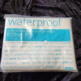 Id765488-0059 Home Antimicrobial Waterproof Underpad Reusable And Washable 39 Inch X54