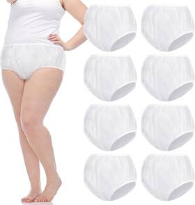 Hoolerry 744759345295 9 Pcs Waterproof Incontinence Underpants Plastic Pants Leak Proof U