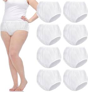 Wl-hoolerry-897 Hoolerry 9 Pcs Waterproof Incontinence Underpants Plastic Pants Leak Proof Incon