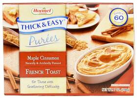 60742 Hormel Thick Easy Puree Maple Cinnamon French Toast Pack Of 7 Bowls 7oz
