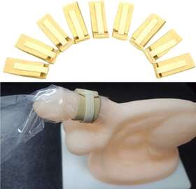 Hsosk 696537248819 10pcs Male External Catheter Fixer Urinary Incontinence Penile Clamp