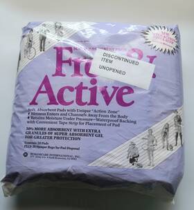 Humanicare 344156269721 Free And Active Super Absorbant Pads Bladder Control 20 Pack New