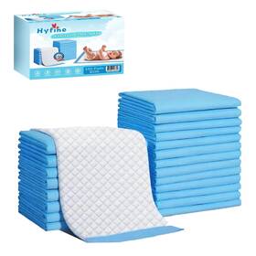 Hyfine 662987116299 100 Pack Disposable Changing Pad Waterproof Baby Underpads Super