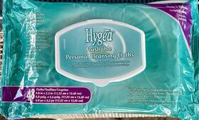 Hygea 726084990371 Lot Of 23 Packs Flushable Wipes Personal Cleansing Cloths 48 Per Pack