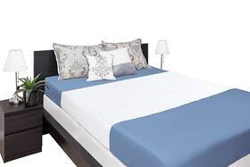Idyll Nights 860006704506 Soft Absorbent Washable Incontinence Bed Pad - Large Waterproof Coverage With