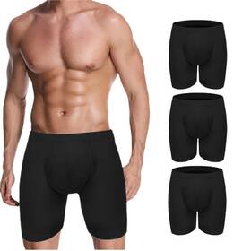 Ilivex 715787218790 Mens Incontinence Boxer Briefs 3pcs Leakproof Urinary Underwear