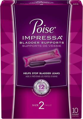 Impressa Bladder Supports 445040657600 Size 2 - 10 Ct