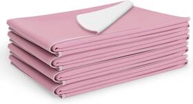 Industries Healthcare 711181655728 Washable Bed Pads For Incontinence Large 34 X 36 Inch Reusable Under Pink