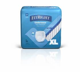Fit23600az Industries Healthcare Fitright Ultra Protective Incontinence Underwear Heavy Absorbency Xl 56 To 68