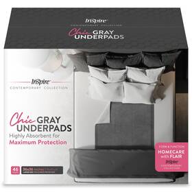 Inspire 816554014550 Xl 36 X Ultra Underpads Incontinence Bed Pads Contemporary Modern Design