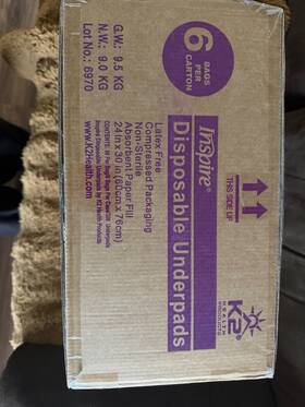 Inspire Ch2430-300 Super Absorbent Pad 24x30 300 Pieces Sealed Wee Pads Diaper Incontinence