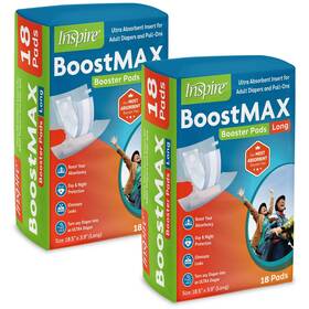 Insbml36 Inspire Incontinence Booster Pads Super Absorbent Extra Long Pad Liner Women And Me