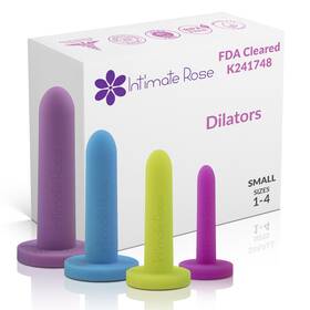 Ir-014 Intimate Rose Silicone Vaginal Dilators 510k Fda Cleared - Vaginismus And Pelvic Pain Relief