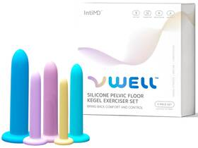 Intimd 850013300501 Silicone Pelvic Floor Muscle Dilator Exerciser Trainer Set By Vwell Complete