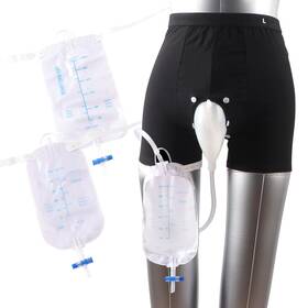 806045-zzws-xl Jade Butterfly External Catheter For Men Wearable Male Urine Collector With 1000ml Drainage