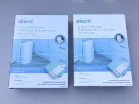 330ar2b Janibell Akord Two 2-pack Refill Liners For Series 330 Adult Brief/diaper Can