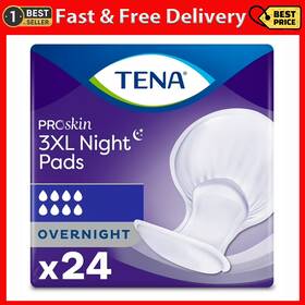 Johnson & 313108917928 Proskin 3xl Incontinence Pads For Women And Men Overnight Absorbency 24 Count