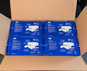 Johnson & 694810821728 Tena Proskin Unisex Adult Briefs Maximum Absorbency Diapers Medium 56 Ct