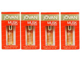 08947 Jovan Musk Fragrance Oil For Women 0.33 Fluid Ounce - 4 Pack