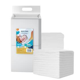 Jus Cool 947662231929 Baby Disposable Changing Pads 13 Inch X 18 200 1 Count Underpads Portable Diaper C