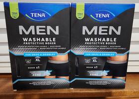 Just For Men 322541454528 2 Tena Mens Xl Washable Incontinence Protective Boxers-retail 35 Each Pair