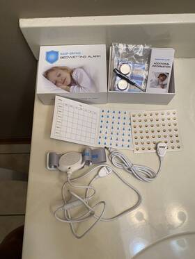 Tqwet-01 Keep Drying Twet-o1 White Bedwetting Sounds And Vibration Alarm