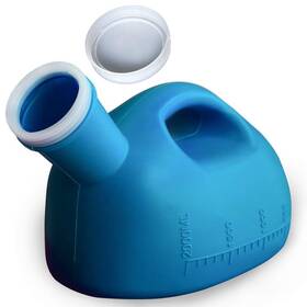 Keepon 797550637793 Urinals For Men Portable Male Urinal With Lid 2000 Ml/66 Oz Large Capacity Ur