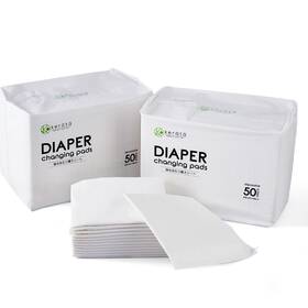 Dcp-100 Ker T Disposable Changing Pads For Baby 100 Pack Pad Liners W