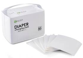 Dcpl-50 Ker T Disposable Changing Pads For Baby 50 Pack Pad Liners Wa
