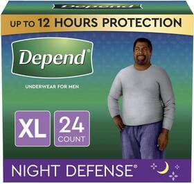 10036000511267 Kimberly-clark Corp. Depend Night Defense Adult Incontinence Underwear For Men Overnight Disposable